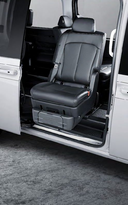 WHEELCHAIR CAR SEAT IN VAN